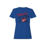 Officially Licensed Coca Cola Coke is It! Vintage Beach Vibes Womens T-shirt