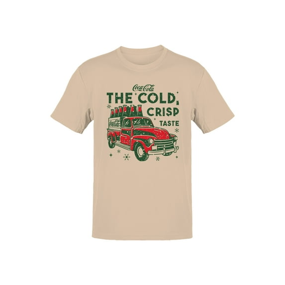 Officially Licensed Coca Cola Cold Crisp Vintage Men's T-shirt