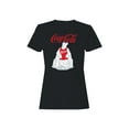 thumbnail image 1 of Officially Licensed Coca Cola Cool Polar Bear Design Women's T-shirt, 1 of 3
