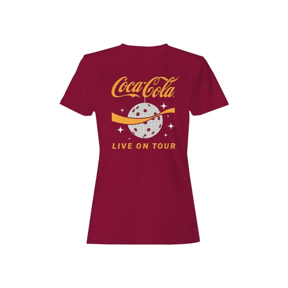 Officially Licensed Coca Cola Disco Tour Night Women's T-shirt