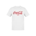 thumbnail image 1 of Officially Licensed Coca Cola Distorted Grunge Art Men's T-shirt, 1 of 3