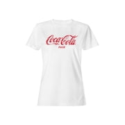 Officially Licensed Coca Cola Distorted Grunge Art Women's T-shirt