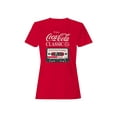 thumbnail image 1 of Officially Licensed Coca Cola Enjoy Classic Cassette Women's T-shirt, 1 of 3