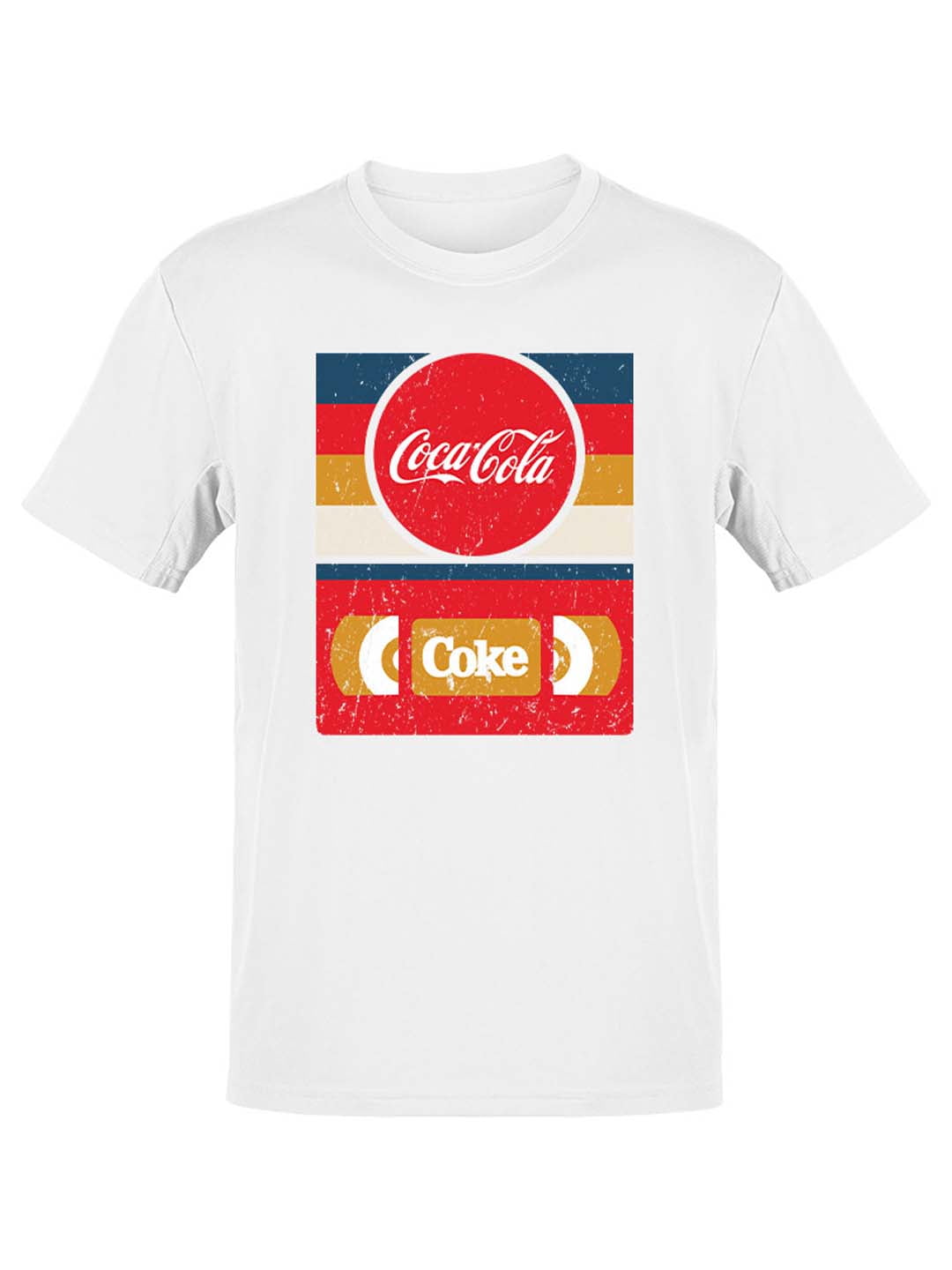 Officially Licensed Coca-Cola Enjoy Coke Classic Logo Retro Graphic Men ...