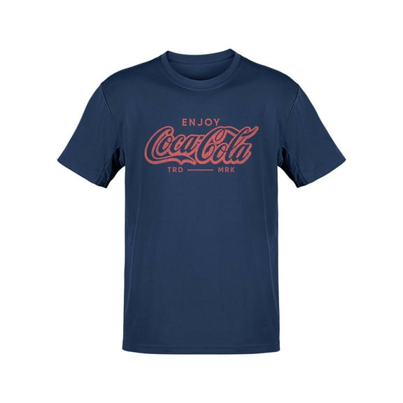 Officially Licensed Coca-Cola Enjoy Coke - Classic Retro Logo Graphic Men's T-shirt