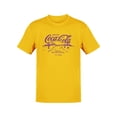 thumbnail image 1 of Officially Licensed Coca-Cola Enjoy Coke Retro Ice-Cold Glass Logo Men's T-shirt, 1 of 3