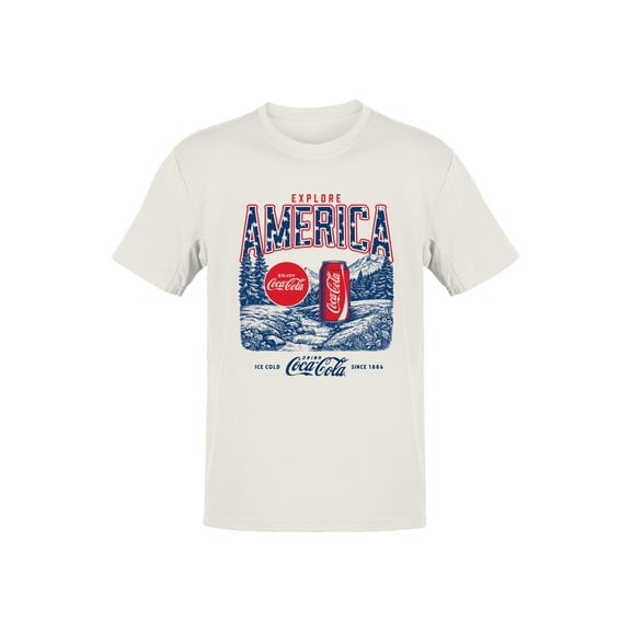 Officially Licensed Coca Cola Explore America Coca-Cola Adventure Men's T-shirt