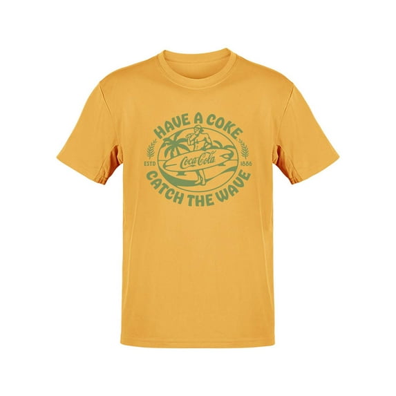 Officially Licensed Coca-Cola Fresh Coke Retro VHS 90s Vintage Men's T-shirt