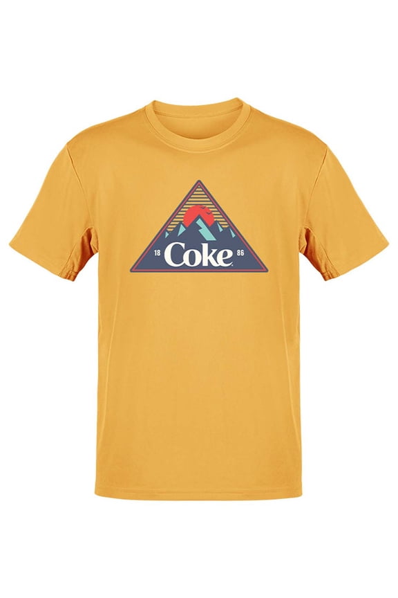 Officially Licensed Coca-Cola Fresh Coke Retro VHS 90s Vintage Men's T-shirt