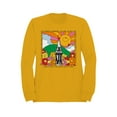 thumbnail image 1 of Officially Licensed Coca Cola Harmony Smiley Sun & Coca-Cola Women's Sweatshirt, 1 of 3