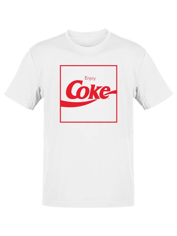 Officially Licensed Coca-Cola Highway Route Travel Map Logo Graphic Men's T-shirt