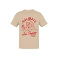 thumbnail image 1 of Officially Licensed Coca Cola Holidays Are Coming Santa Graphic Men's T-shirt, 1 of 3