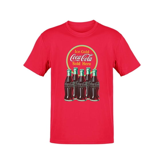 Officially Licensed Coca-Cola Ice Cold Bottles Vintage Logo Women's T-shirt