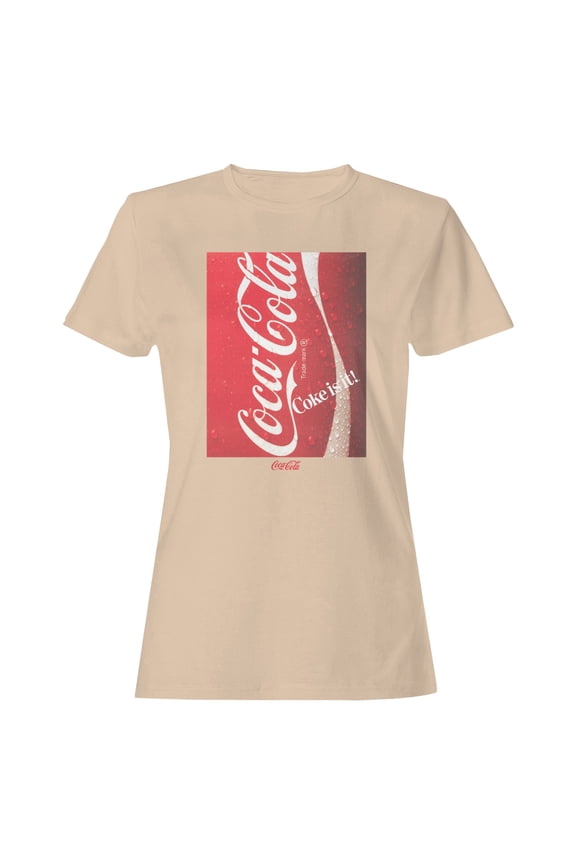 Officially Licensed Coca Cola Iconic Coca-Cola: Coke is It! Women's T-shirt