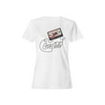 thumbnail image 1 of Officially Licensed Coca Cola Iconic Coke Cassette Design Women's T-shirt, 1 of 3