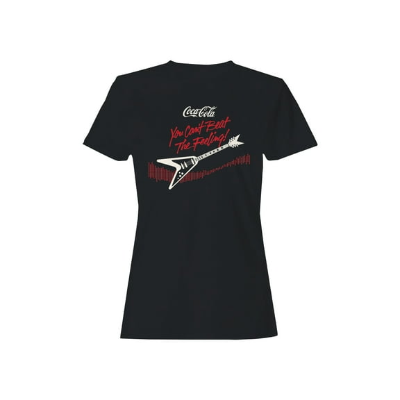 Officially Licensed Coca Cola Music Vibes Graphic Women's T-shirt