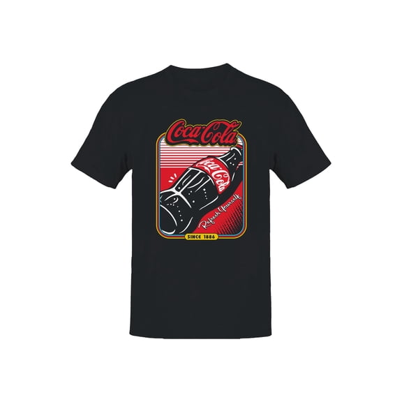 Officially Licensed Coca Cola Refresh Yourself Vintage Men's T-shirt