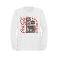 thumbnail image 1 of Officially Licensed Coca Cola Retro Americana Design Men's Sweatshirt, 1 of 3