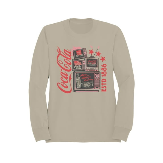 Officially Licensed Coca Cola Retro Americana Design Women's Sweatshirt