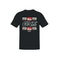 thumbnail image 1 of Officially Licensed Coca Cola Retro Cassette Graphic Men's T-shirt, 1 of 3
