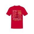 thumbnail image 1 of Officially Licensed Coca Cola Retro Coca-Cola Real Thing Art Men's T-shirt, 1 of 3