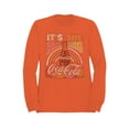 thumbnail image 1 of Officially Licensed Coca Cola Retro Coca-Cola Real Thing Art Women's Sweatshirt, 1 of 3