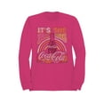 thumbnail image 1 of Officially Licensed Coca Cola Retro Coca-Cola Real Thing Art Women's Sweatshirt, 1 of 3