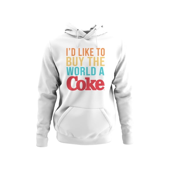Officially Licensed Coca Cola Share the Happiness with Coke Men's Hoodie