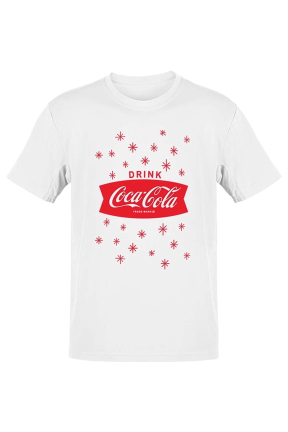Officially Licensed Coca-Cola Snowflake Retro Design Women's T-shirt