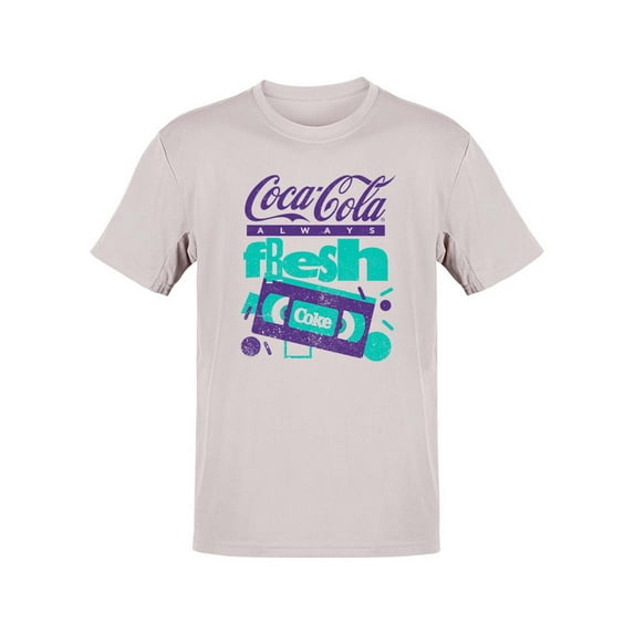 Officially Licensed Coca-Cola The Real Thing Classic Logo Graphic Men's T-shirt