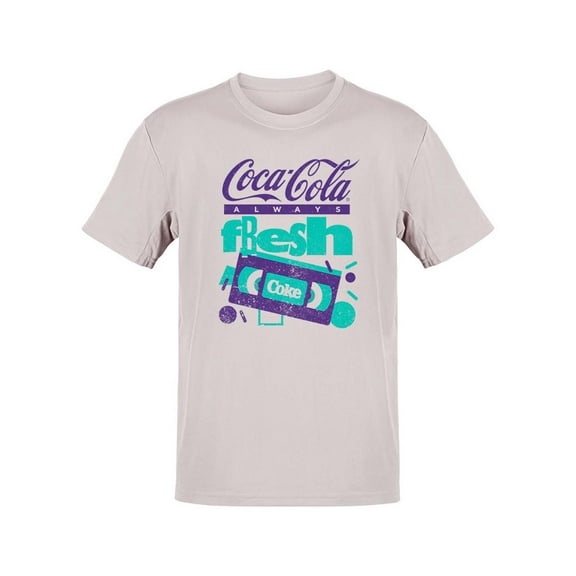 Officially Licensed Coca-Cola The Real Thing Classic Logo Graphic Men's T-shirt