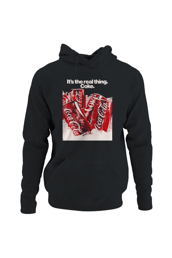 Officially Licensed Coca Cola The Real Thing Coca-Cola Cans Men's Hoodie