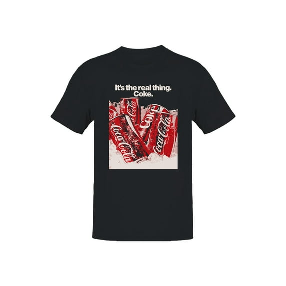 Officially Licensed Coca Cola The Real Thing Coca-Cola Cans Men's T-shirt