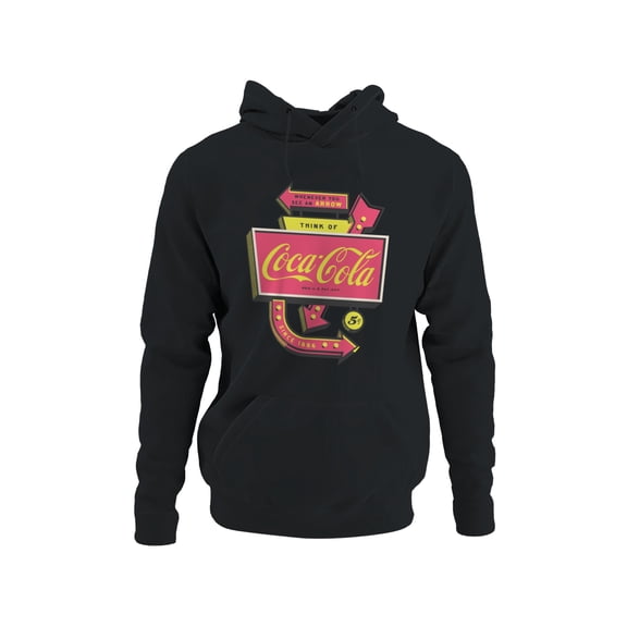 Officially Licensed Coca Cola Vintage Arrow Design Women's Hoodie