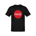 thumbnail image 1 of Officially Licensed Coca-Cola Vintage Cans Retro Pop Art Graphic Men's T-shirt, 1 of 3