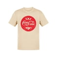 thumbnail image 1 of Officially Licensed Coca-Cola Vintage Crown Logo Design Women's T-shirt, 1 of 3