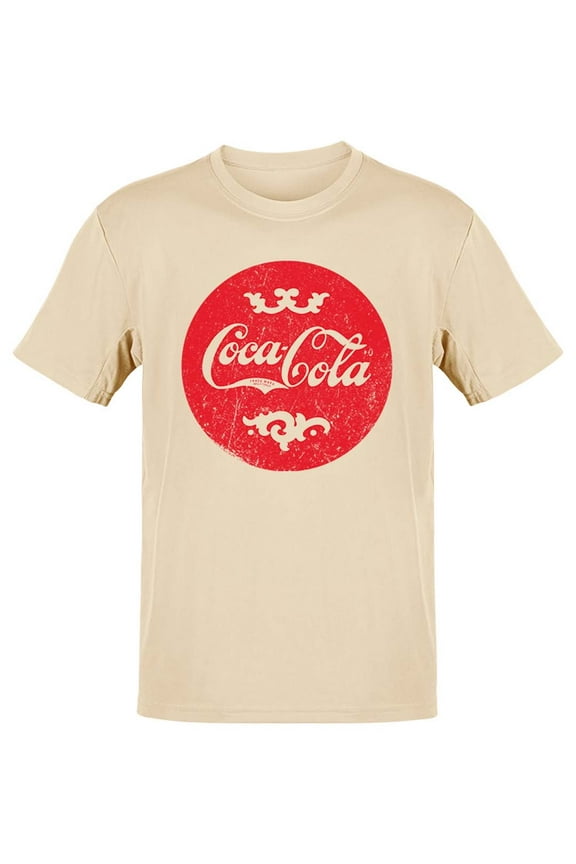 Officially Licensed Coca-Cola Vintage Crown Logo Design Women's T-shirt