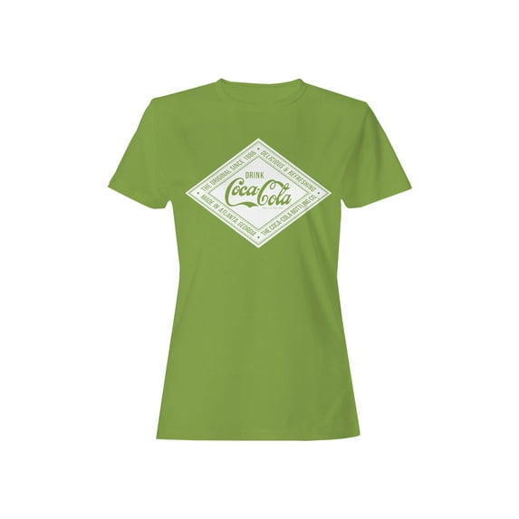 Officially Licensed Coca Cola Vintage Diamond Logo Women's T-shirt