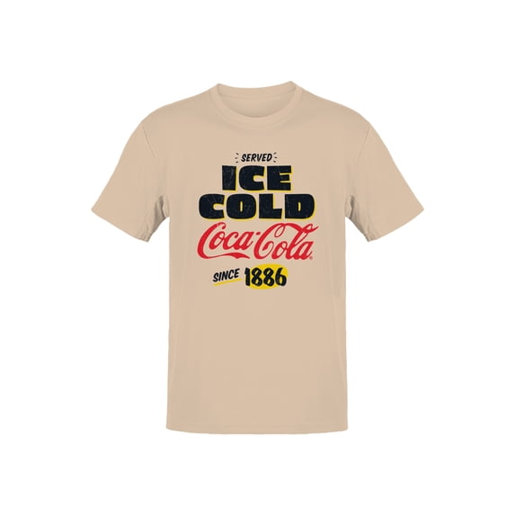 Officially Licensed Coca Cola Vintage Ice Cold 1886 Men's T-shirt