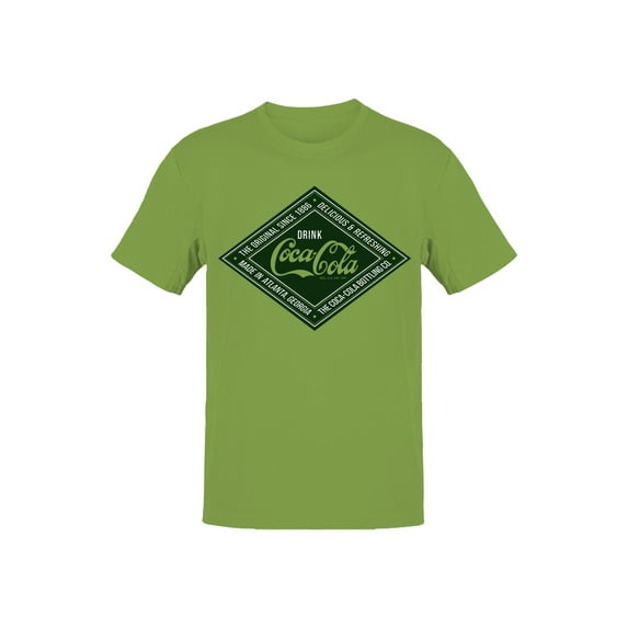 Officially Licensed Coca Cola Vintage Refreshment Logo Men's T-shirt