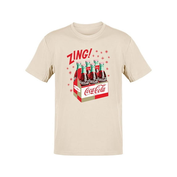 Officially Licensed Coca-Cola Windsurfing Sunset Retro Graphic Men's T-shirt