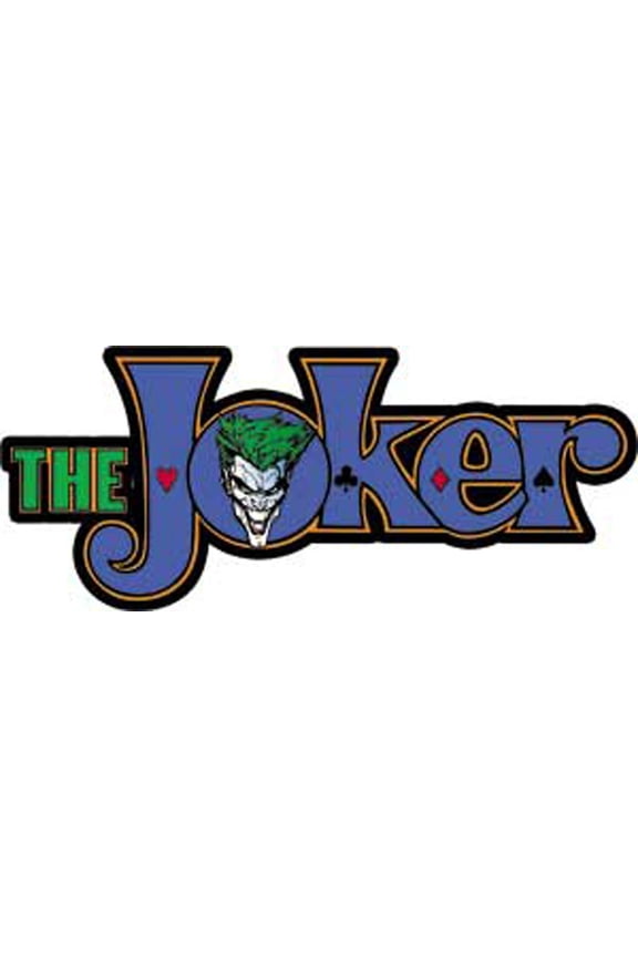 Officially Licensed, DC Comics Batman Joker Logo Sticker