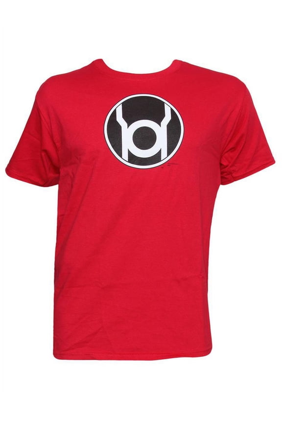 Officially Licensed DC Comics Red Lantern Symbol T-Shirt, S