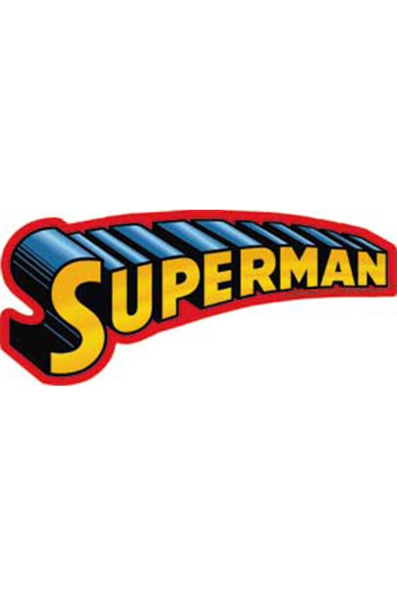 Officially Licensed, DC Comics Superman Text Logo Sticker