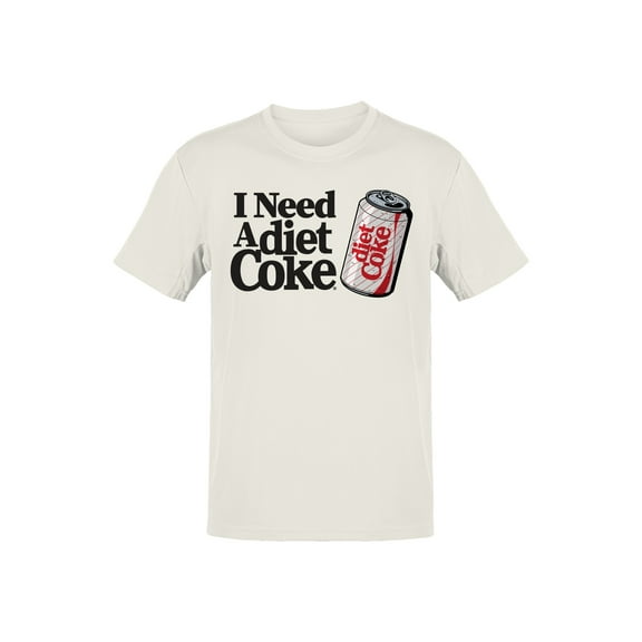Officially Licensed Diet Coke I Need A Diet Coke Men's T-shirt
