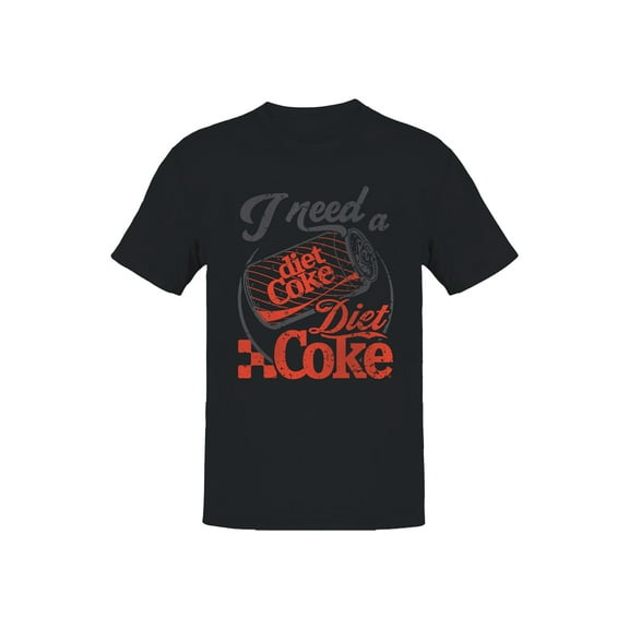 Officially Licensed Diet Coke Need a Diet Coke Retro Men's T-shirt