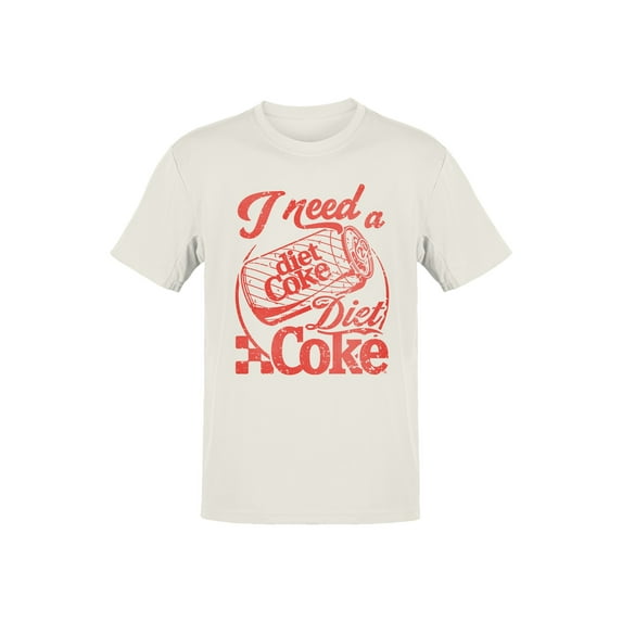 Officially Licensed Diet Coke Need a Diet Coke Vintage Men's T-shirt