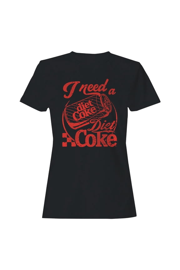 Officially Licensed Diet Coke Need a Diet Coke Vintage Women's T-shirt