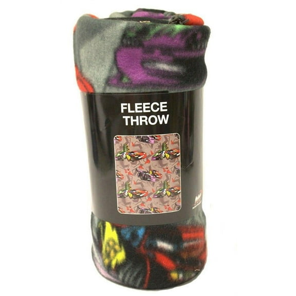 Officially Licensed Disney Cars Cone Repeater Character Fleece Blanket Throw