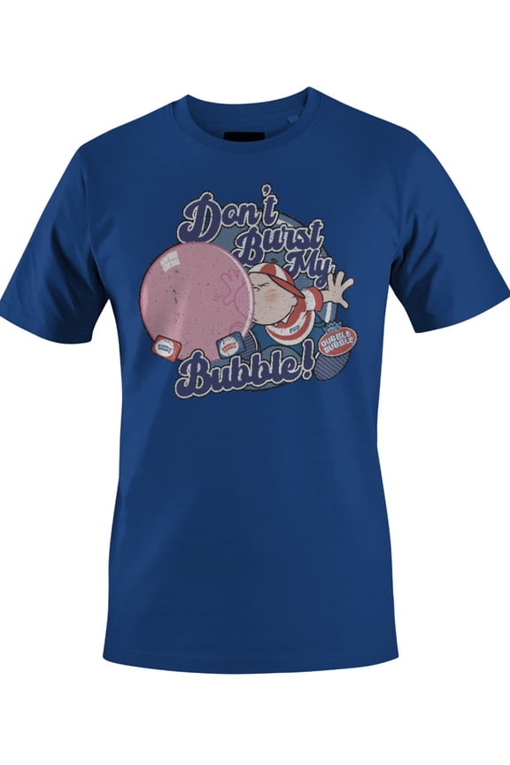 Officially Licensed Don't Burst My Bubble - Dubble Bubble Retro Design Men's T-shirt